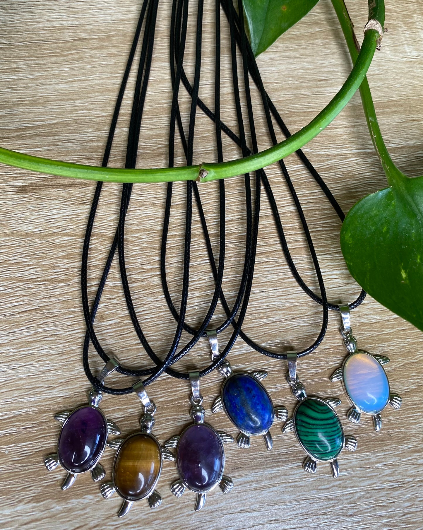 Turtle Crystal Necklaces