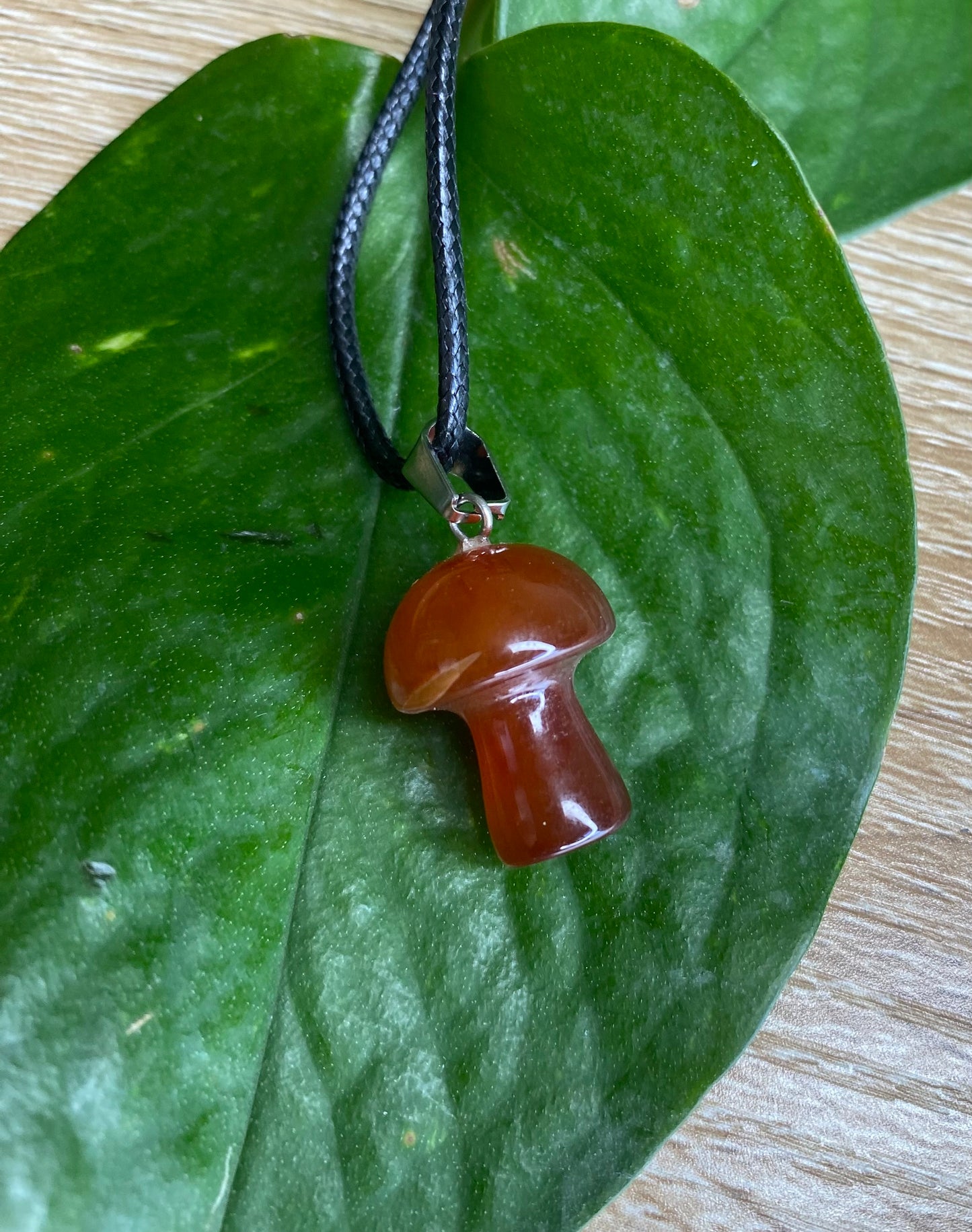 Mushroom Crystal Necklaces