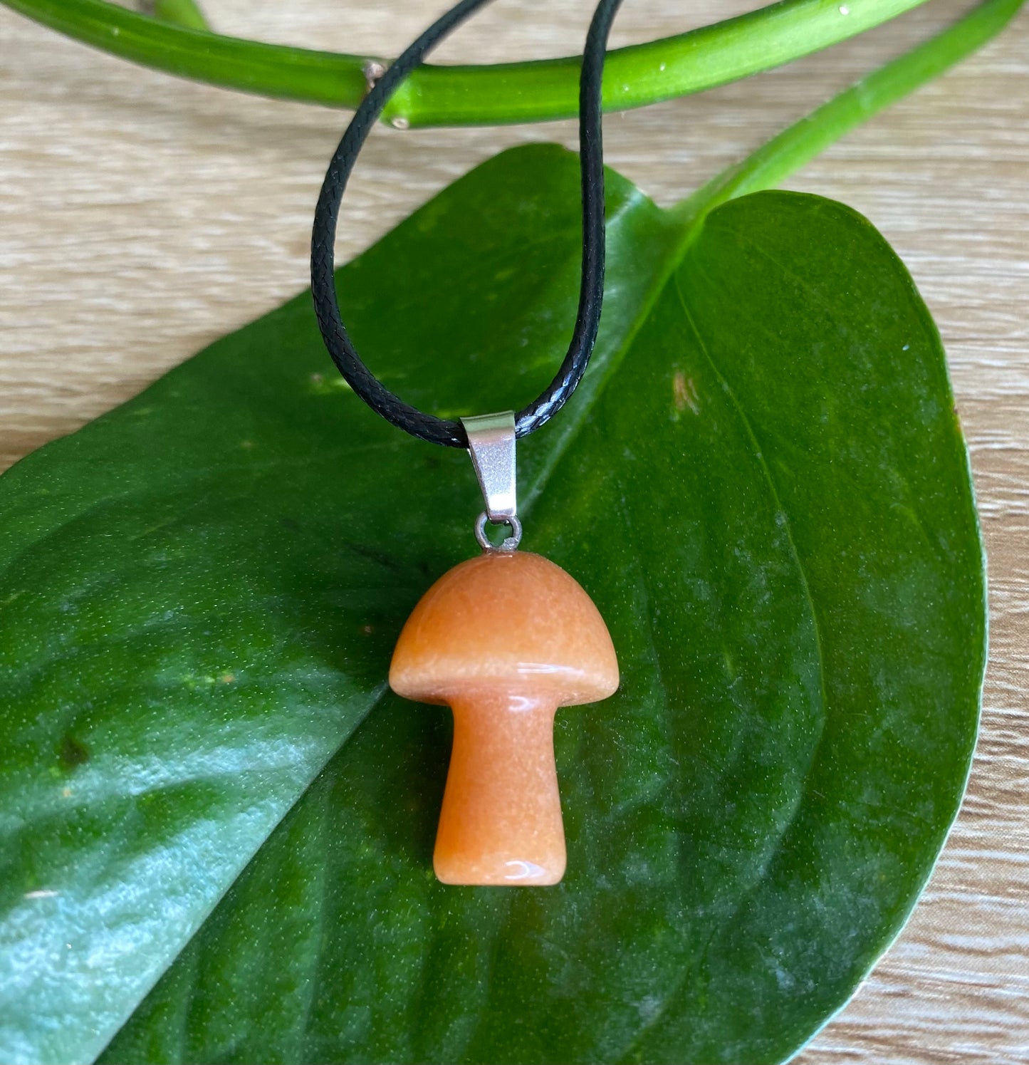 Mushroom Crystal Necklaces