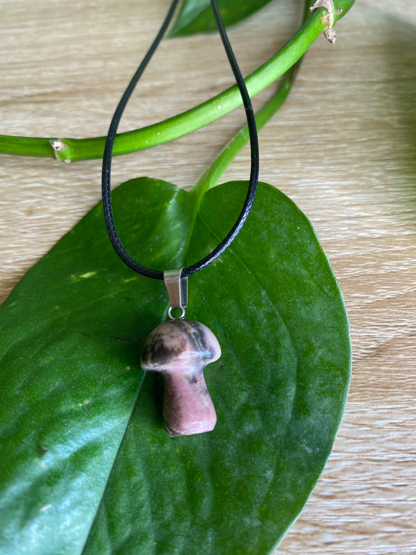 Mushroom Crystal Necklaces