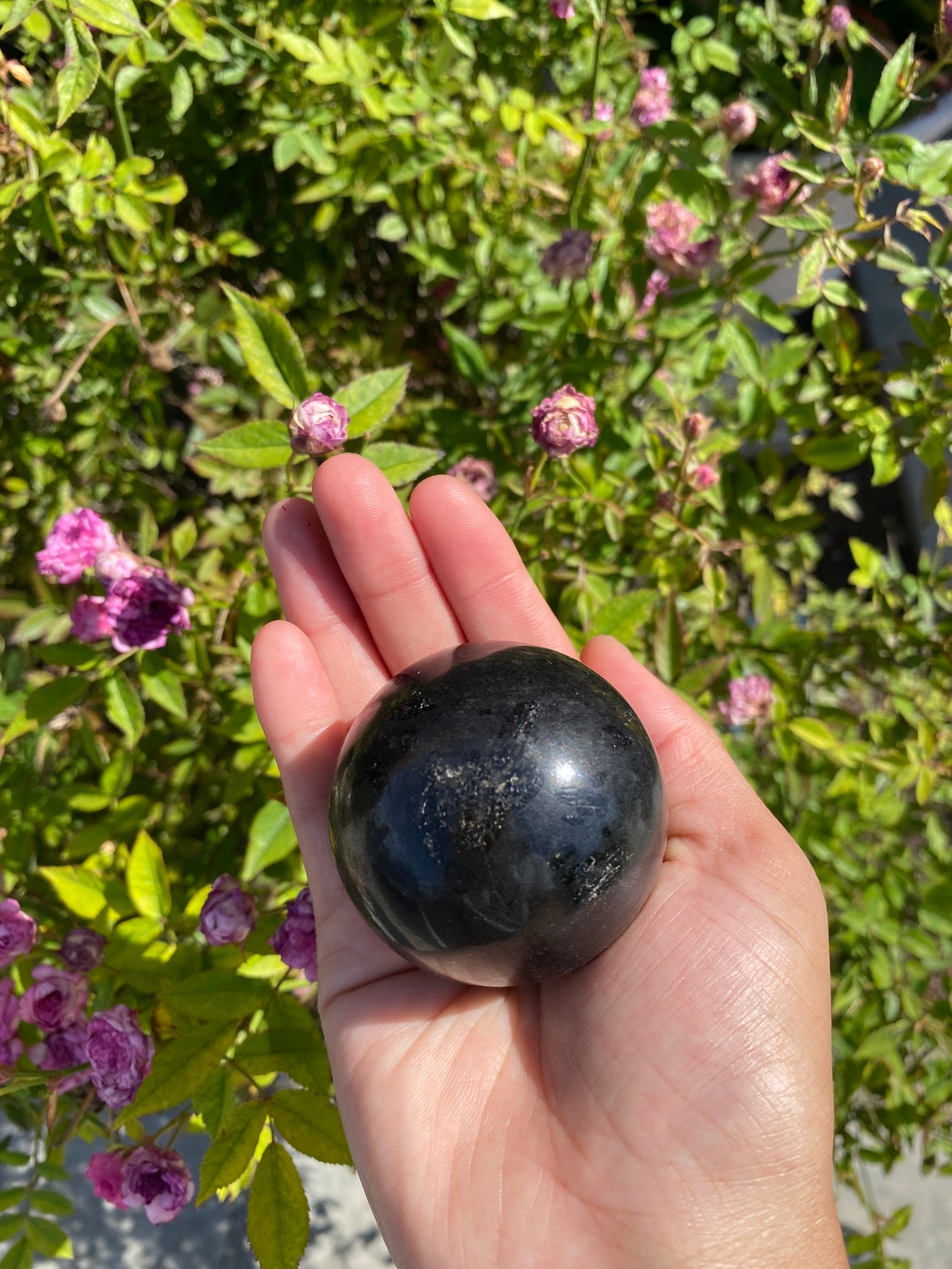 Black Obsidian Sphere