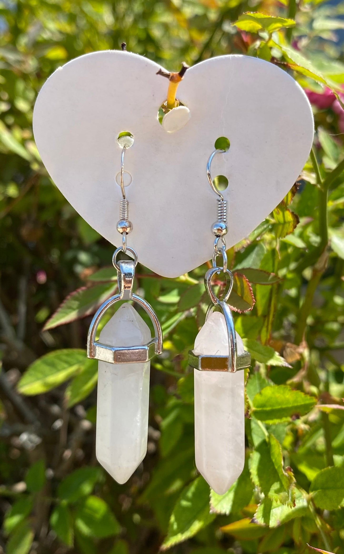Rose Quartz Earrings